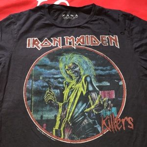 Vintage distressed Iron Madison Killers tee size M